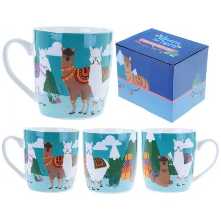 This funky bone china mug will make a great gift idea for any chilled out Alpaca loving friend 