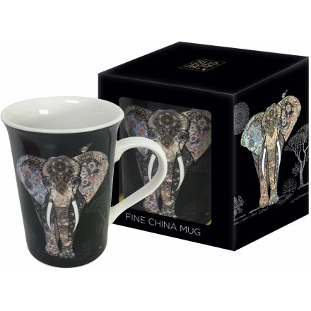 Elephant China Mug In Box