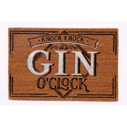 Gin O'clock Doormat 