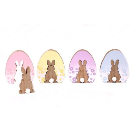 Pastel Easter Bunny Egg Decorations