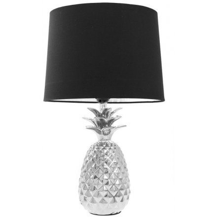 Silver Pineapple Lamp