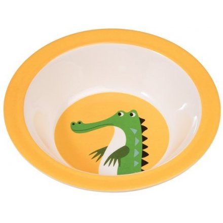 Yellow/Green Crocodile Bowl