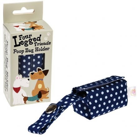  Hold onto your doggie bags discreetly and stylishly with this chic hanging polka dot baggy holder 