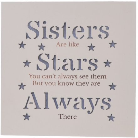 Sisters - Warm Glowing Plaque 