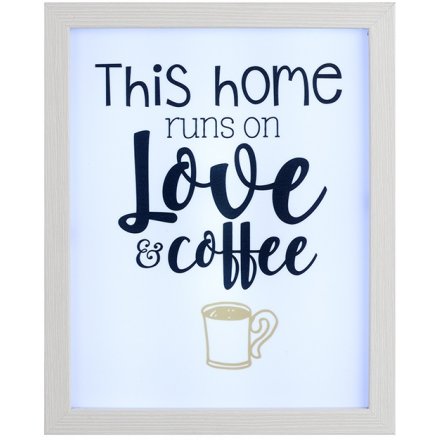 Love & Coffee - Illuminating Frame