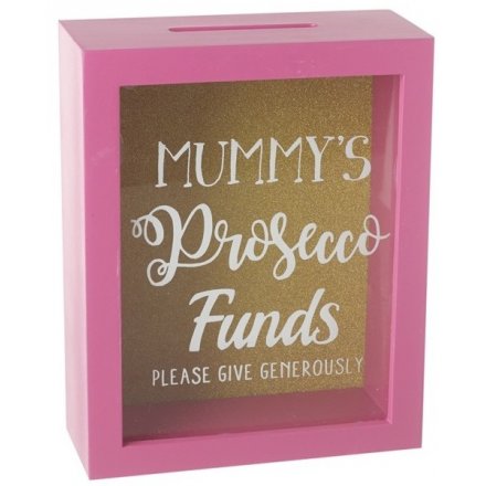 Mummy Prosecco Funds Money Box 