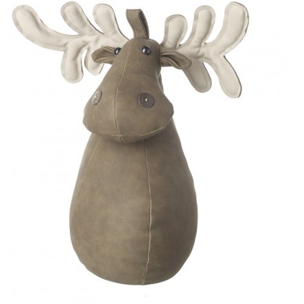 Leatherette Stag Doorstop