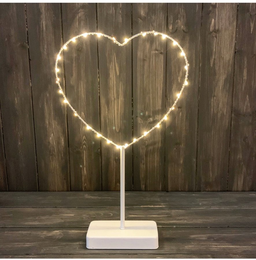 LED Heart Standing Decoration, 38.5cm 38330 Christmas / Display and