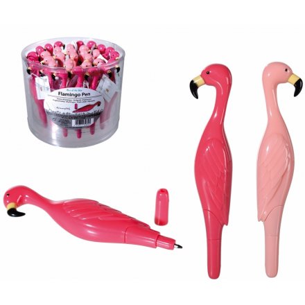 Plastic Flamingo Pens