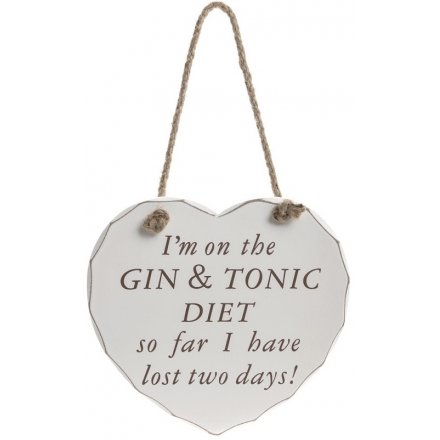 Gin & Tonic Diet Plaque