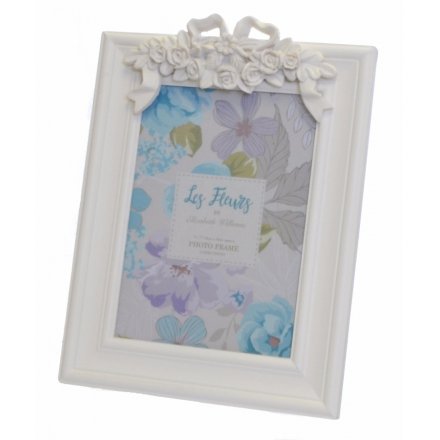 Les Fleurs Frame With Bow