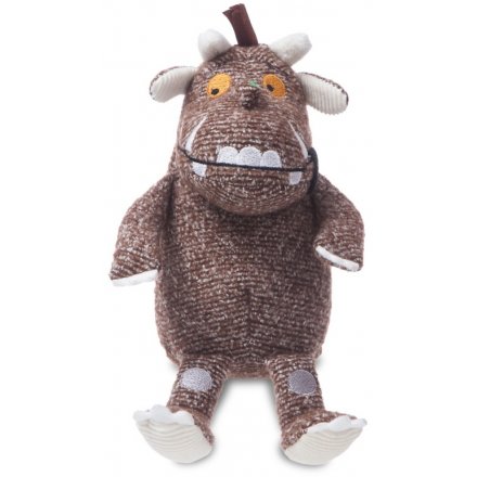 A soft to the touch baby rattle toy, in a fun and popular Gruffalo look 