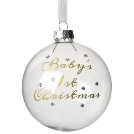 Luxe Babys 1st Christmas Bauble