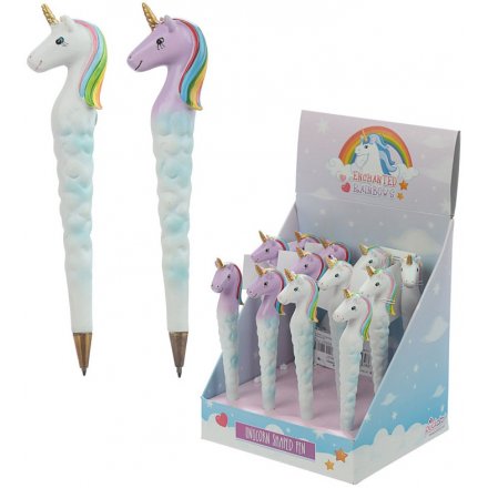 Enchanted Rainbow Unicorn Pens, 2 Assorted
