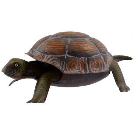Add a delicate little touch to your garden space with this beautifully finished tortoise garden ornament 