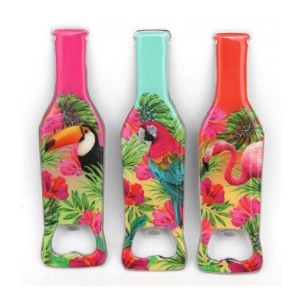 Tropical Themed Magnetic Bottle Openers 14cm