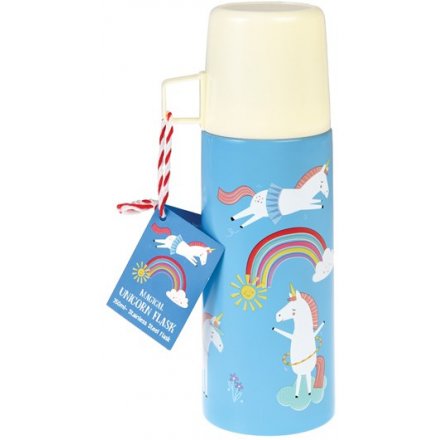  A sweet and magical themed unicorn drinking flask 