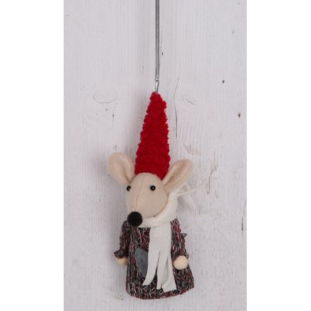 Hanging Springy Mouse