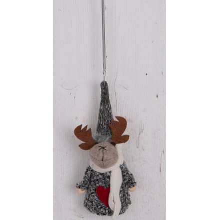 Hanging Springy Reindeer 