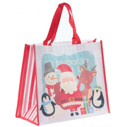 Santa and Friends Festive Shopper Bag 