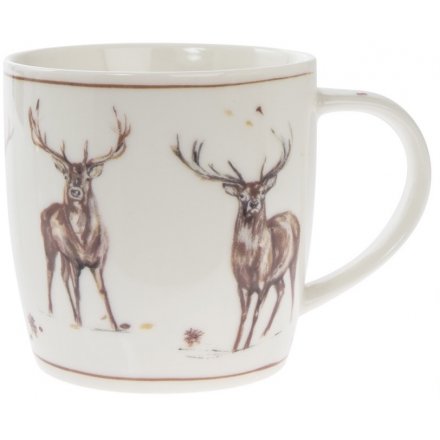 With its sweet sketched stag patterns and details, this mug will be sure to make a lovely little gift idea at Christmas
