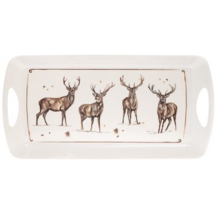  Serve up your tasty home made baked goodies this Christmas on this stylish serving tray 