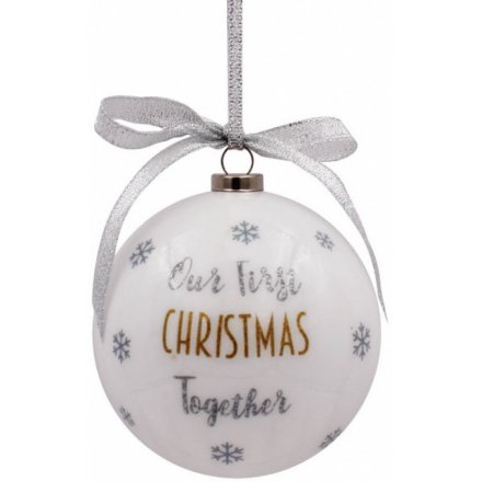 First Christmas Together Bauble 