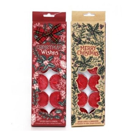 Merry Christmas Scented Wax Tlights