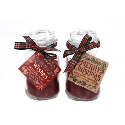 Christmas Wishes Candle Jar, 2a