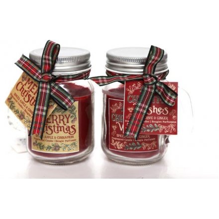 8cm Christmas Wishes Candle, 2a