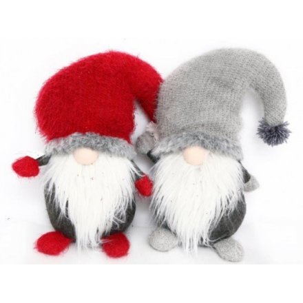 Grey and Red Standing Gonks
