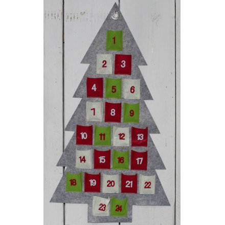 Nordic Hanging Tree Advent Calendar