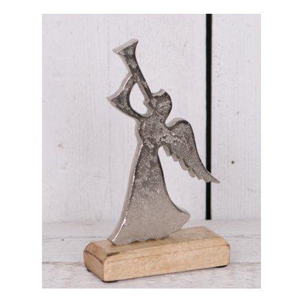  Bring an angelic touch to your home decor at Christmas time with this beautifully distressed standing Angel ornament