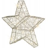 Bring a Luxe Living inspired touch to any home decor or Christmas display with this chic standing Star decoration