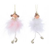 Add a sweet touch to your tree decor this festive season with this assortment of hanging ballerinas 