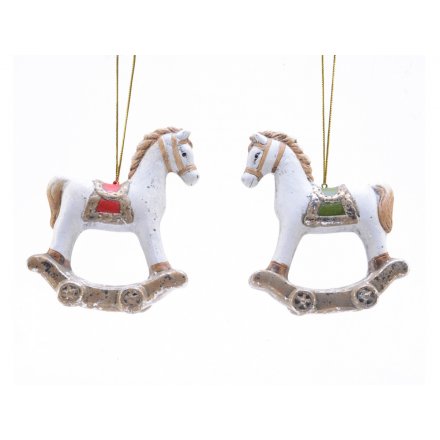 Traditional Rocking Horse Hanging Decorations 