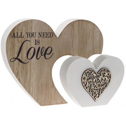 'All you need' Natural Toned Heart Block 