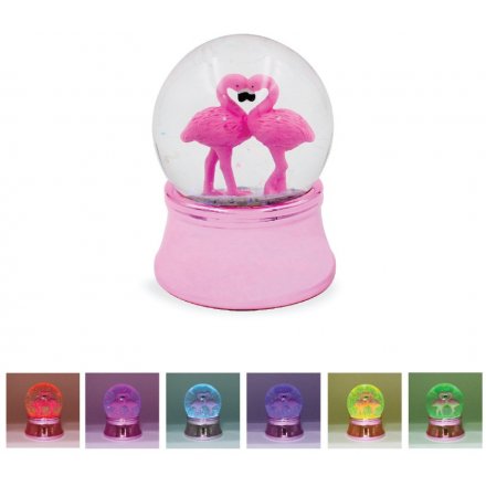 Colour Changing Flamingo Waterball - Small 
