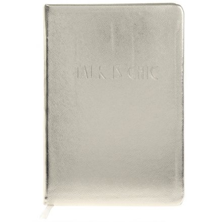 Shine Bright Talk Is Chic A5 Notebook