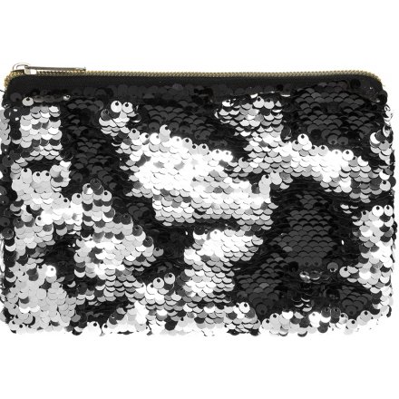 Colour Changing Silver Sequin Purse