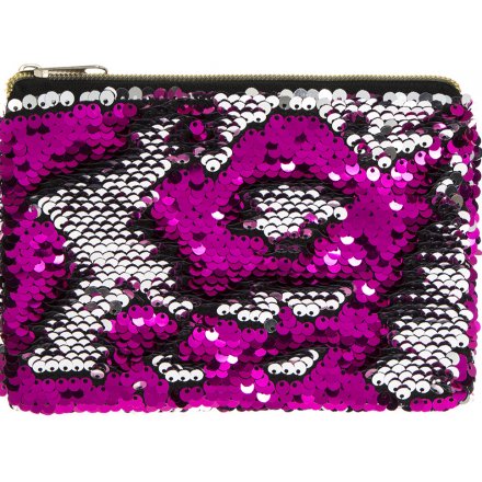 Pink & Silver Sequin Purse