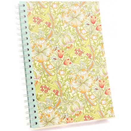 A4 Notebook with a Floral Lily Decal