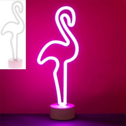 LED Neon Pink Flamingo