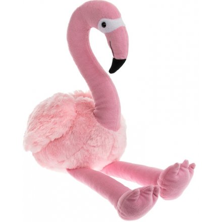 Fluffy Flamingo Doorstop