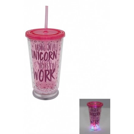  Add some funky LED light to your drinking sessions with this illuminating drinking cup 
