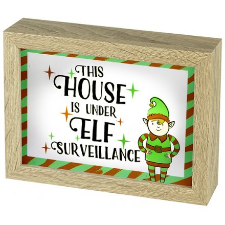 Light Box Frame - Elf Surveillance