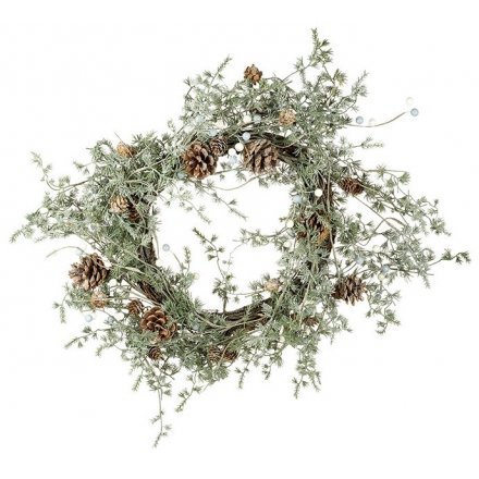 Frosted Woodland Wreath