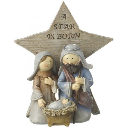 Resin Nativity Scene Star