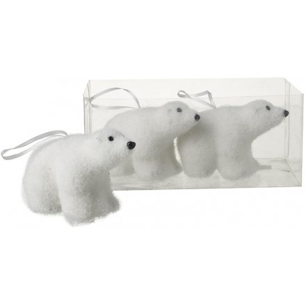 Polar Bear Hangers Set of 3