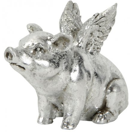 Silver Angel Piggy 